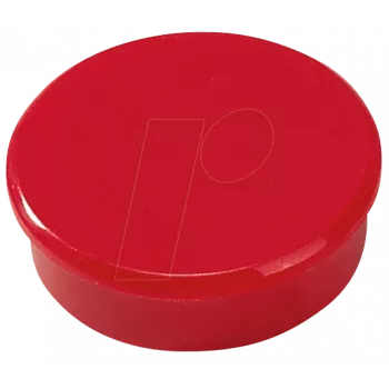 Magnes tablicowy Dahle 95538 Czerwony 38 mm x 38 mm x 13,5 mm Opakowanie po 10 sztuk