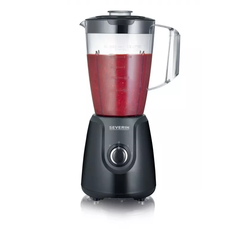 Blender stołowy Severin SM 3707, 1,5 l, 600 W, czarny