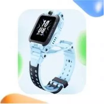 Smartwatch imoo Z7 1.3 cala TFT 240×240 px ekran dotykowy 4G Wi-Fi GPS, 740 mAh, niebieska koperta