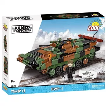 Klocki Cobi Siły Zbrojne BWP-1 2630 — model polsko-ukraińskiego amfibijnego bojowego wozu piechoty