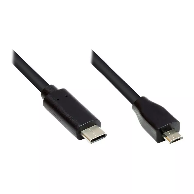 Good Connections Kabel USB 2.0 Micro B-C czarny 5 m