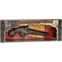 Metalowy pistolet piracki Pulio model 15541/0 o realistycznym wzornictwie