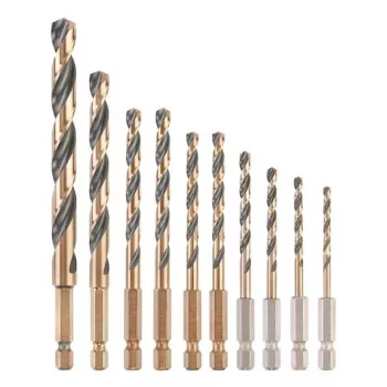Zestaw wierteł do metalu DeWalt DT20620-QZ 10 szt. HEX 1/4