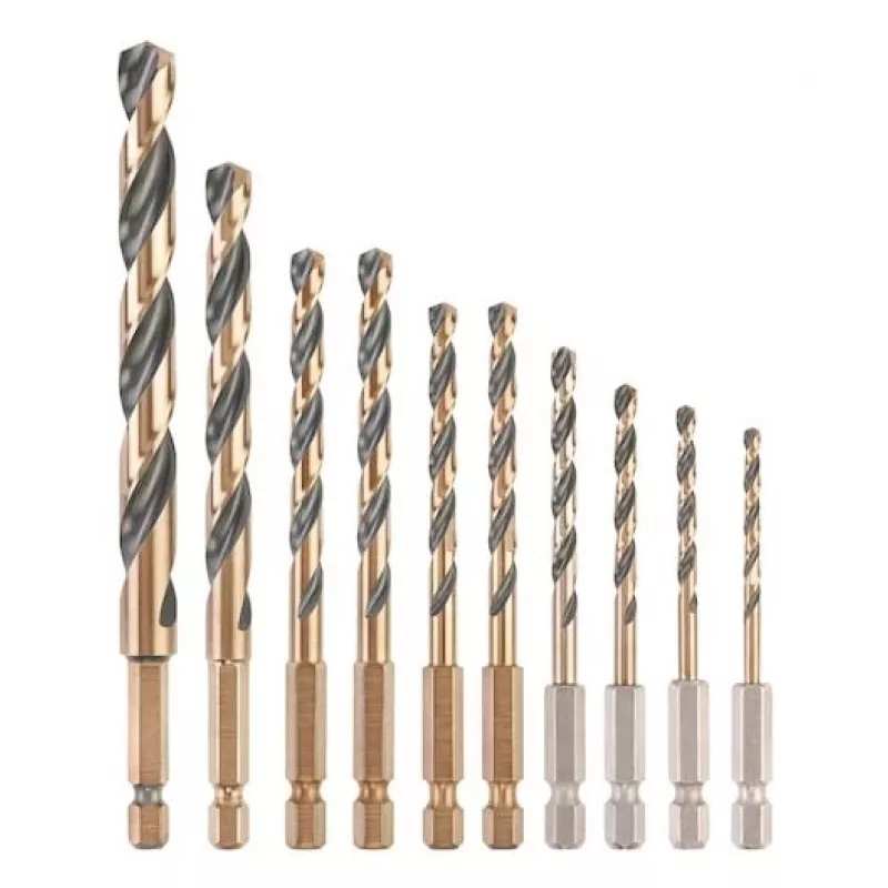 Zestaw wierteł do metalu DeWalt DT20620-QZ 10 szt. HEX 1/4