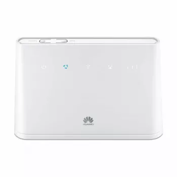 Bezprzewodowy router stołowy HUAWEI B311-221 Jednopasmowy 2,4 GHz Wi‑Fi 4 (802.11n), Gigabit Ethernet, 4G LTE, gniazdo SIM, RJ-11, 12V 1A, biały