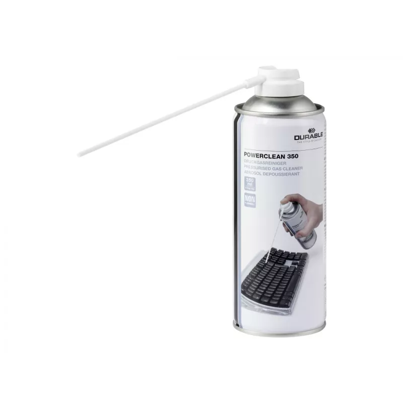 Durable Powerclean 350 - Sprężone powietrze w sprayu - przezroczysty