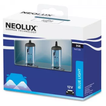 Neolux niebieski Light H4 12 V 60/55 W, 2 szt.
