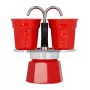 Ekspres do kawy Bialetti Mini Express czerwony 2 tz + 2 filiżanki