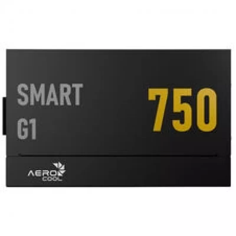 Zasilacz AEROCOOL Smart G1 750W, 80 PLUS Gold, ATX 3.1, PCIe 5.1, czarny