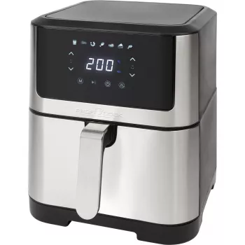 Frytownica ProfiCook PC-FR 1269 H Single 8 L wolnostojąca 1800 W frytkownica na gorące powietrze czarna, stal nierdzewna