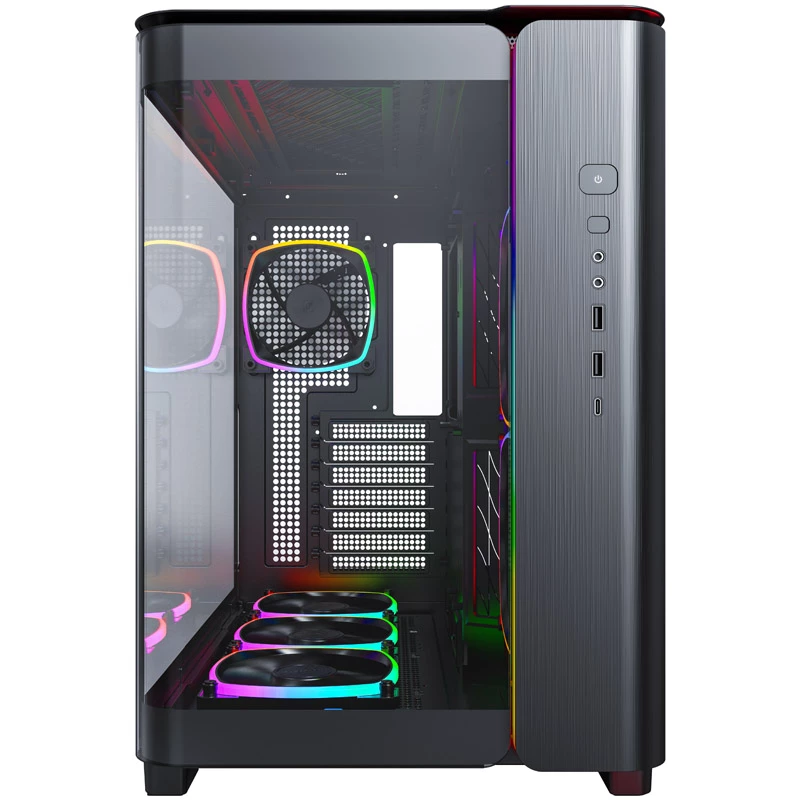 Montech KING 95 PRO Midi-Tower, szkło hartowane, ARGB - czarny