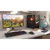 Przewodowa podgrzewana mysz gamingowa ActiveJet AMY-W390 — symetryczna, optyczna 2000 DPI, USB typu A, 4 przyciski, czarna