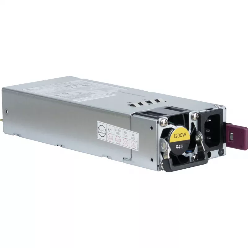 Zasilacz INTER-TECH R2A-DV1200-N 1200 W 2U, 80 PLUS Platinum, 100–240 V, 50–60 Hz, szary