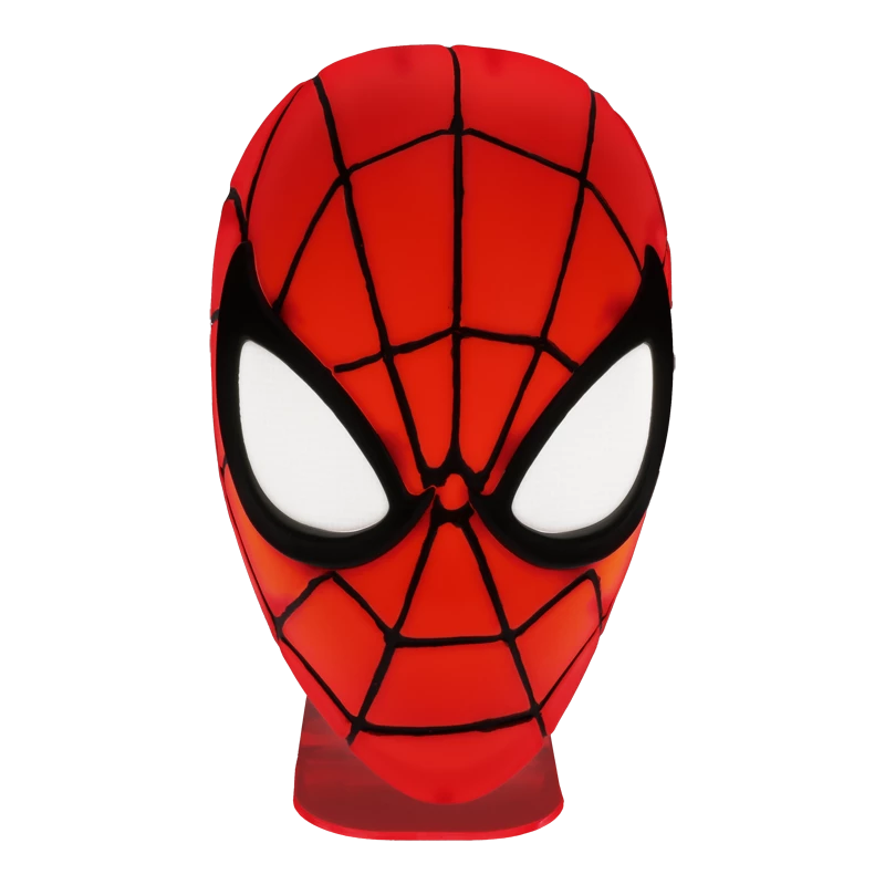 Lampa stołowa Paladone Spiderman Mask Light — tematyczna lampka w kształcie maski Spider-Mana, zasilana przez USB LED, kompaktowa lampka nocna