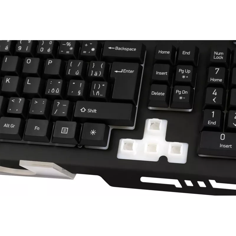 Klawiatura YKB 3200 SHADOW metal, LED