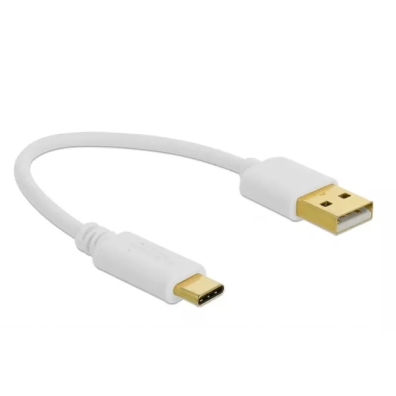 Kabel do ładowania USB DeLOCK Type-A na USB Type-C 15 cm