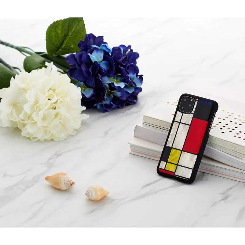 etui na smartfona iKins for iPhone 11 Pro Max — Mondrian Czarny protective cover