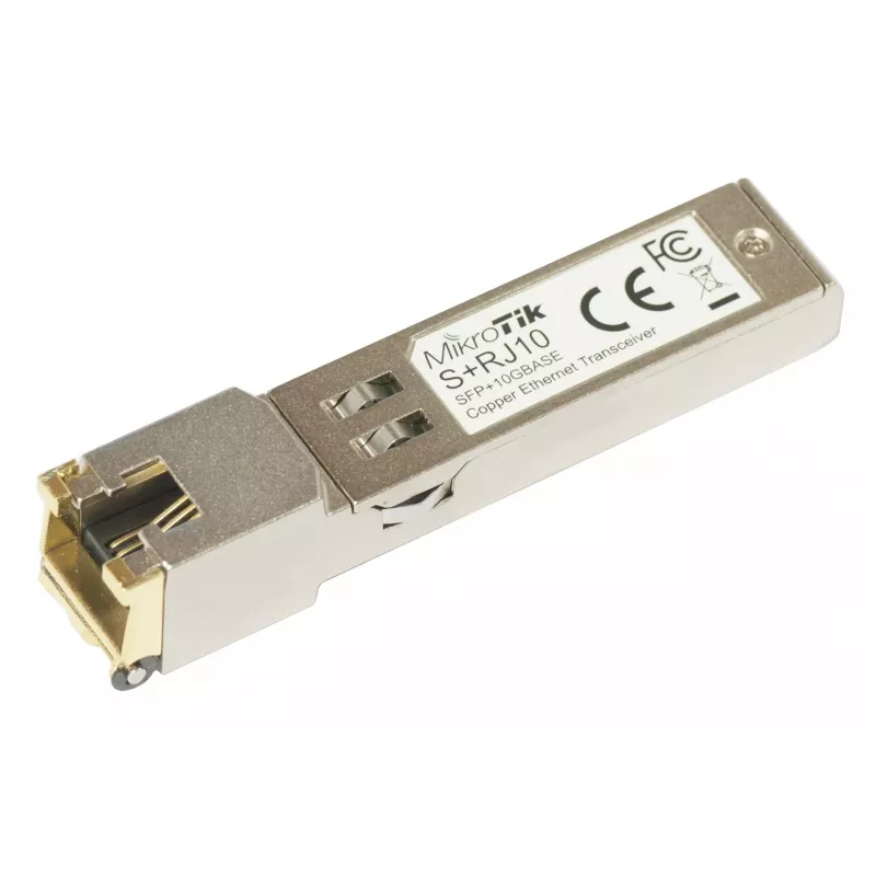 Mikrotik S+RJ10 moduł nadawczo-odbiorczy sieciowy 10000 Mbit/s SFP+