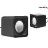 2-drożny głośnik PC Audiocore AC870 B — 3 W RMS, przewodowe zasilanie USB, wejście 3,5 mm, kanały 2.0