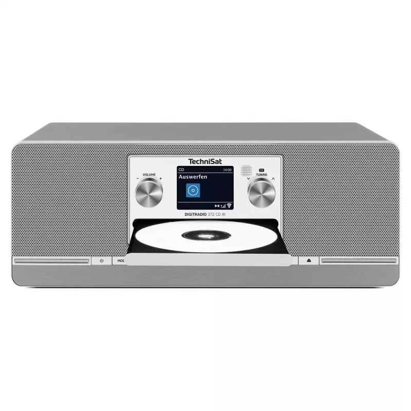 TechniSat DIGITRADIO 372 CD IR Internet Analogowe i cyfrowe Antracyt, Srebrny