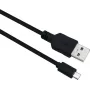 Kabel USB 2.0 helos 288319 — wtyk A na wtyk Micro-B, 3,0 m, czarny