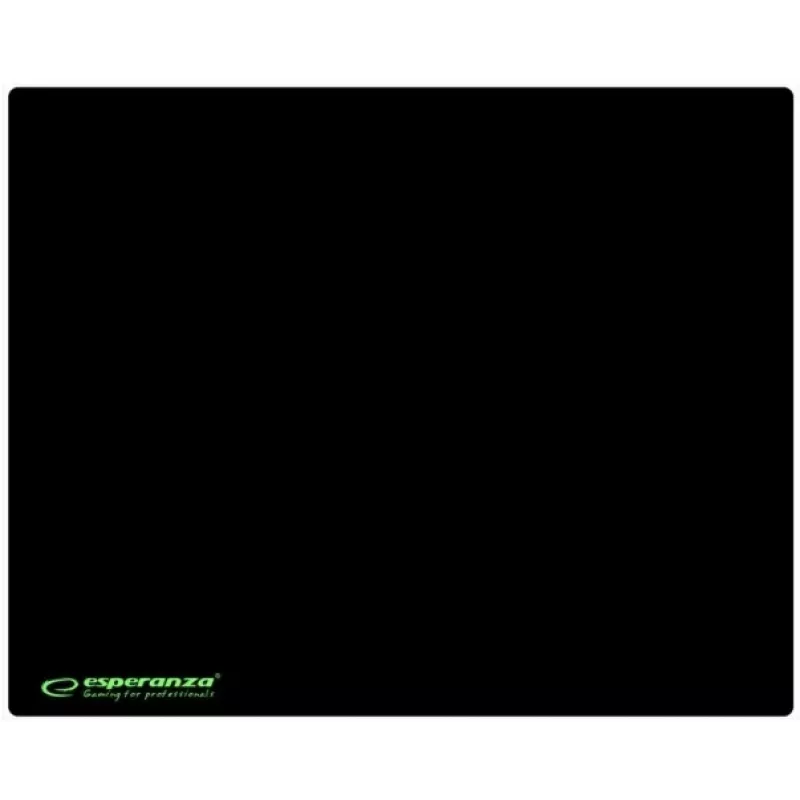 Gaming mysz pad ESPERANZA EGP102K — gumowa, 300×240 mm, grubość 3 mm, antypoślizgowa, czarna