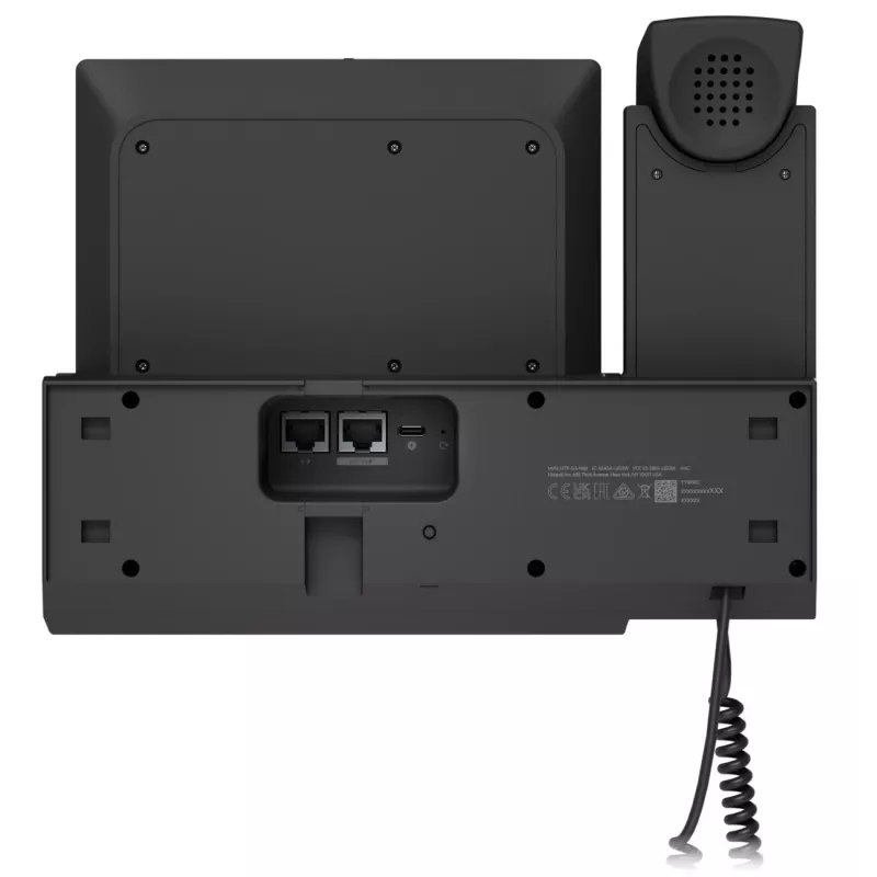 Telefon IP UBIQUITI G3 Touch Wall — wyświetlacz 7 cali 1280×800, 32 GB pamięci, aparat 5 MP, Gigabit Ethernet, Wi‑Fi (802.11a/b/g/n/ac), czarny