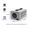 Qoltec 50724 Automatyczny Stabilizator Napięcia AVR 2000VA