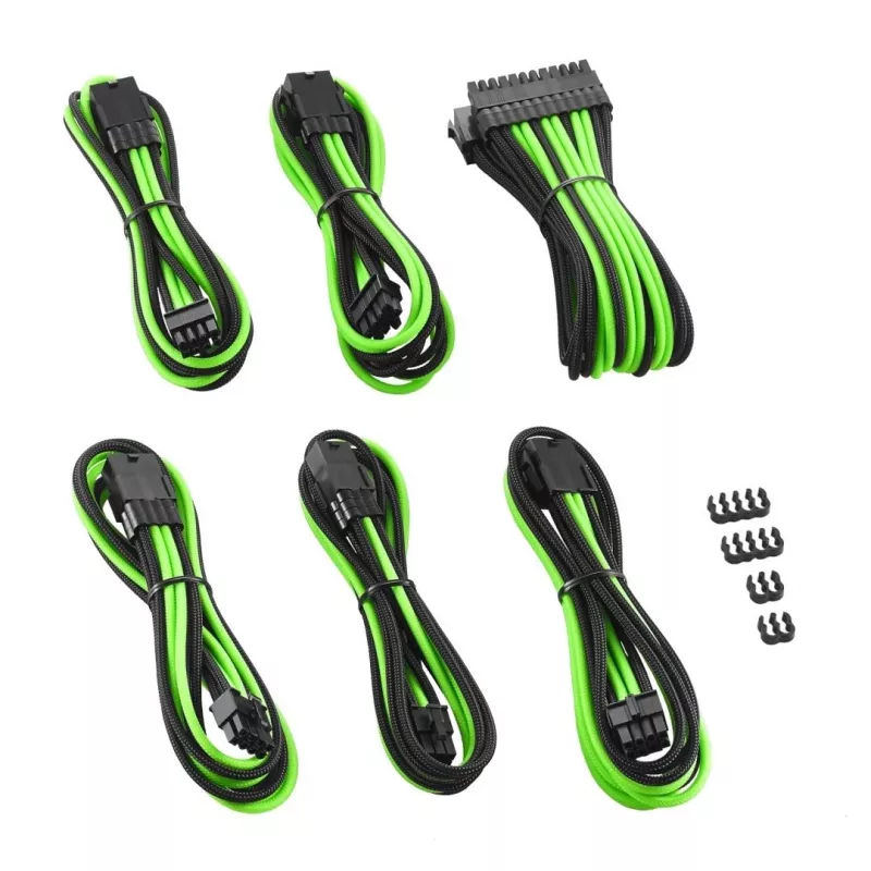 Wewnętrzny kabel zasilający CableMod CM-PCAB-BKIT-NKKLG-3PK-R Czarny Zielony