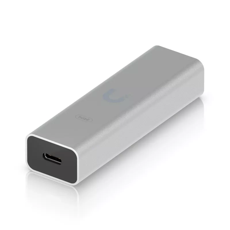 Ubiquiti Plug-and-play, bezproblemowa łączność sieciowa 5GbE przez Ethernet. (UACC-ADAPTER-RJ45-USBC-5GE)
