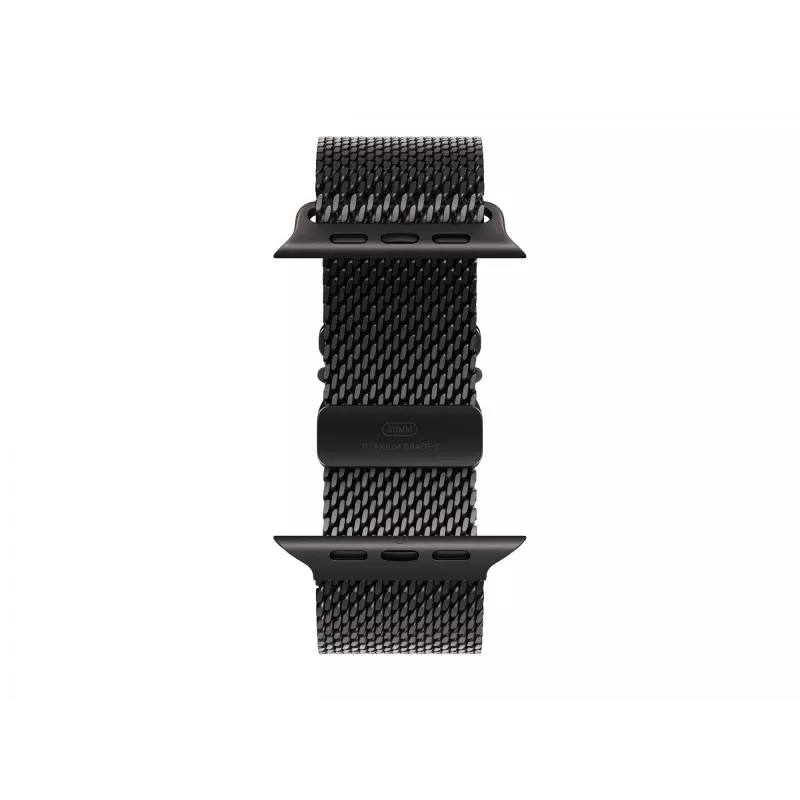 Apple Watch Ultra 2 GPS + Cellular 49mm Czarna Koperta z Tytanu z Czarną Bransoletą Milanese Loop - M