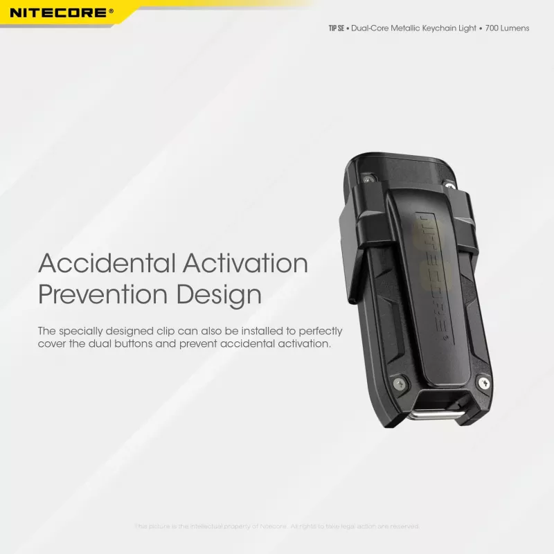 Nitecore TIP SE Czarna latarka ręczna LED