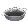 Głęboka patelnia indukcyjna z 2 uchwytami BALLARINI Salina Granitium 24 cm 75002-811-0