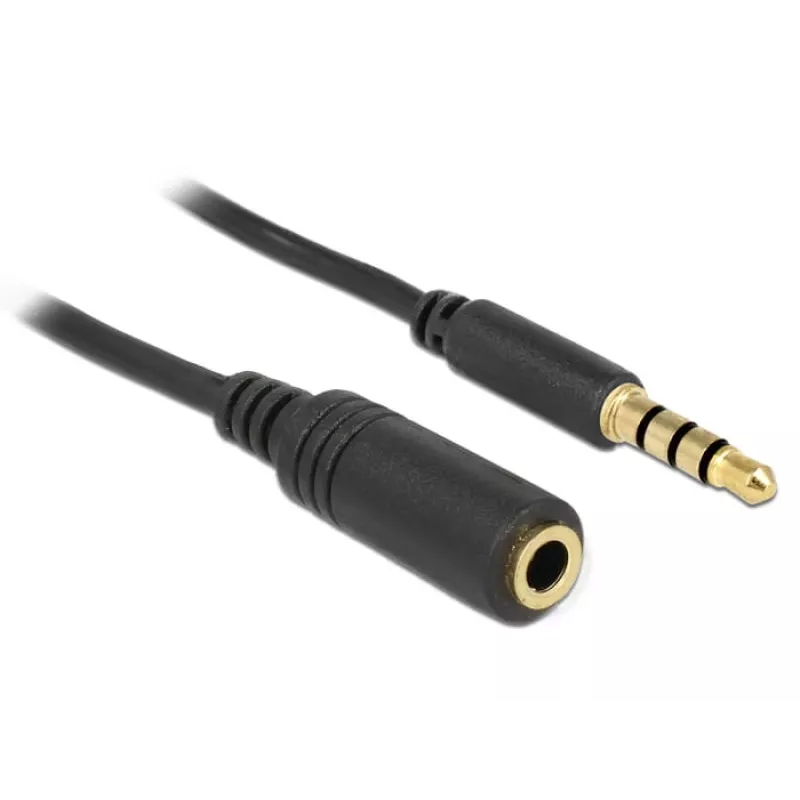 Kabel audio DeLOCK 84668 3m 3,5mm Czarny