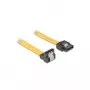 Kabel SATA DeLOCK 82490 0,7 m żółty
