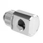Adapter obrotowy Barrow 90° G1/4 AG na G1/4 IG, srebrny, model FBWT90-MR s