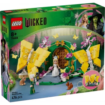 Zestaw konstrukcyjny LEGO Wicked 75688 Ślub Glindan — zestaw tematyczny, model 75688