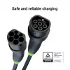 Kabel do ładowania zielony Cell EVKABGC03 — Typ 2, 5 m, 11 kW, do pojazdów elektrycznych