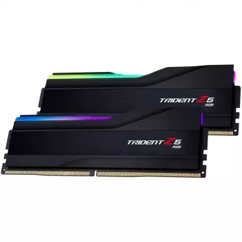 DIMM 32 GB DDR5-6000 (2x 16 GB) Dual-Kit, Arbeitsspeicher schwarz, F5-6000J2836G16GX2-TZ5RK, Trident Z5 RGB, INTEL XMP