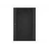 Szafa wisząca LANBERG WF01-6618-10B, 18U, 600×600×907 mm, czarna, 60 kg