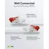 Kabel sieciowy Goobay CAT 6 Przewód krosowy S/FTP RJ-45 Cat6 1m Biały