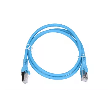 Kabel sieciowy Extralink LAN Patchcord Kat.6A RJ-45 Cat6a 1m Niebieski