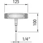 Gedore 763-10 1948016 Torque Wrench 1/4 (6.3 mm) 10 - 10 Nm (1948016)