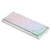 SAVIO PHENIX WHITE Bezprzewodowa Klawiatura Mechaniczna, Gateron Red Pro, ABS