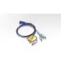 ATEN klawiatura- / Video- / mysz- (KVM-) kabel - 15 pin SPHD (M) - PS/2, 6-pin, HD-15 (M) - 5 m (2L-5305P)