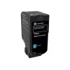 Lexmark - Hohe Ergiebigkeit - cyan - Original - Tonerpatrone LCCP - für Lexmark CS720de, CS720dte, CS725de, CS725dte, CX725de, CX725dhe, CX725dthe (74