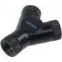 Alphacool HF Y-Connector - G1/4 Rotatable - 3x Internal Thread - Deep Czarny (17066)