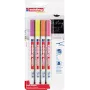Marker Edding 4085/4N — marker kredowy 1–2 mm, neonowy, zestaw 4 szt.