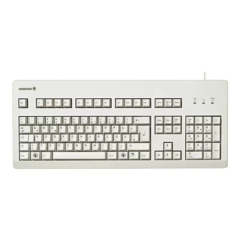 CHERRY G80-3000 klawiatura Uniwersalna USB QWERTZ Niemiecki Szary
