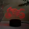 Dekoracyjna lampa LED do pojazdów MANTA SNL121RGB RGB światło 3D do samochodów i motocykli